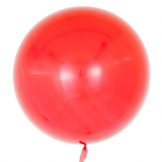 Шар Сфера 3D, Deco Bubble, Красный, матовый, Глянец (в упаковке)