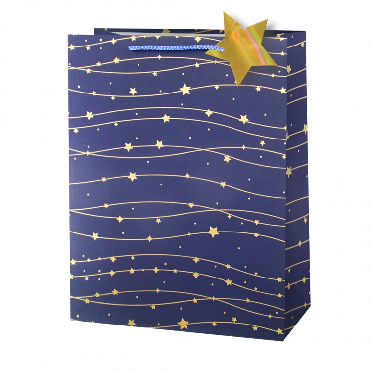 Пакет подарочный "Звезды"