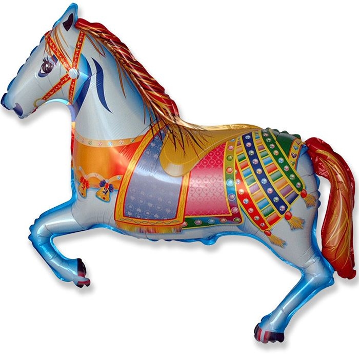 Шар Мини-фигура Лошадь кружева / Horse deco (в упаковке)