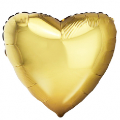 Шар Сердце, Античное Золото / Antique Gold (в упаковке)